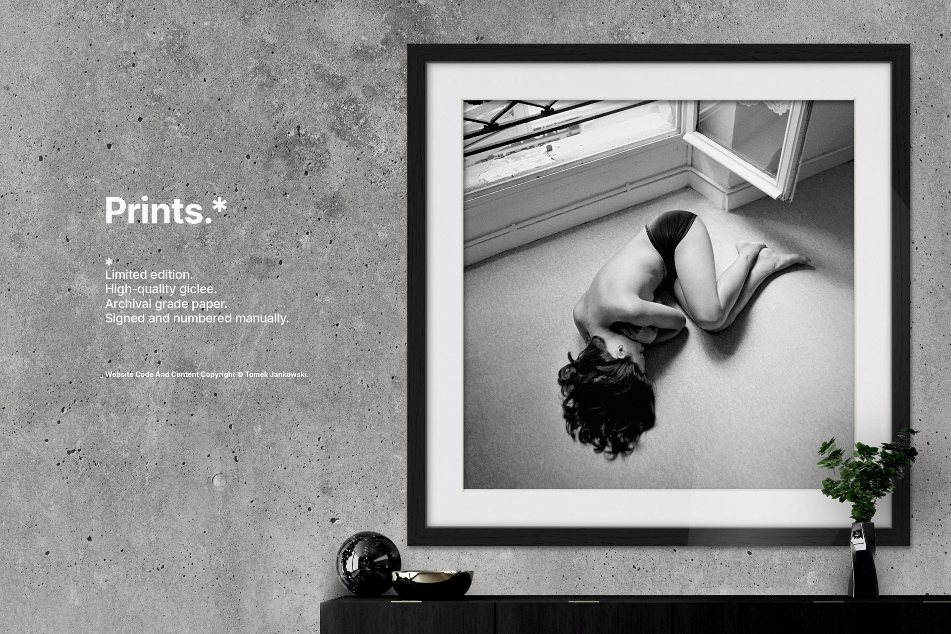 Tomek Jankowski Photography Portfolio - About - Prints